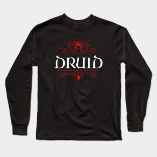 Druid Game Night Uniform Tabletop RPG Character Classes Series Long Sleeve T-Shirt